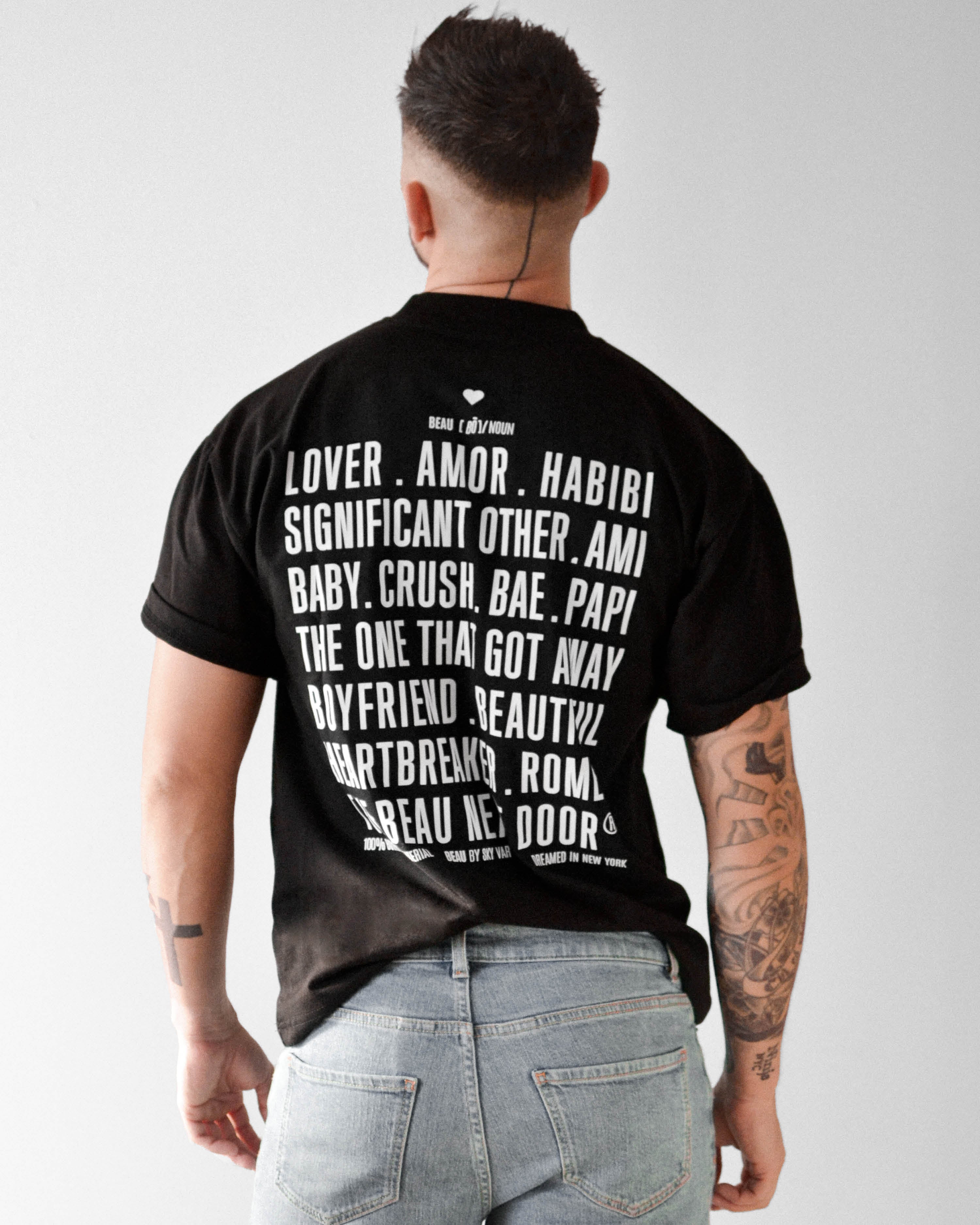 Beau T shirt, lover, amor, habibi